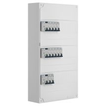 Tableau électrique pré-équipé 3 rangées pour logement T2 à T4 SIEMENS