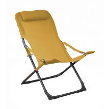 Relax pliant EASY RELAX graphite moutarde PROLOISIRS