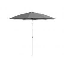 Parasol diamètre 2,70 m mât en aluminium gris PROLOISIRS