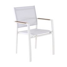 Fauteuil de jardin Games crème en aluminium PROLOISIRS