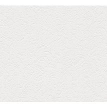 Papier peint expansé effet taloché blanc 53 cm x 10 m AS CREATION
