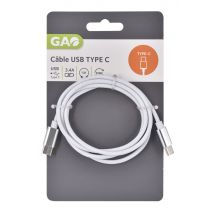 Câble chargeur USB type C vers type C 1 m GAO