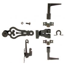 Kit d'accessoires pour espagnolette de volet ronde