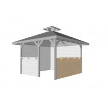 Paroi de comptoir pour tonnelle - 651 T.2 Livraison gratuite domicile WEKA