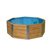 Piscine bois 593 - ronde hors sol D.325 cm - échelle incluse Livraison gratuite domicile WEKA