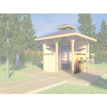 Paroi de comptoir pour tonnelle - 651 T.1 brut Livraison gratuite domicile WEKA