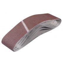 Bandes assorties pour ponceuse 100 x 914 mm par 3 EINHELL