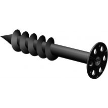 Chevilles a visser noires 80 mm pour panneau à carreler par 10 unités LUX ELEMENT