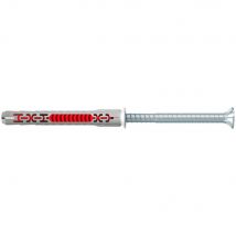 Cheville rallongée DuoXpand 8 x 80 mm avec vis à tête fraisée en acier électrozingué par 8 FISCHER
