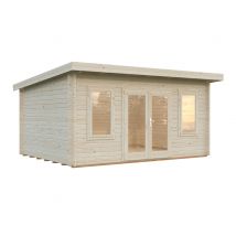 Abri de jardin bois Bois Naturel Lisa 14,2m2 PALMAKO