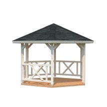 Kiosque bois Bois Naturel Betty 9,9m2 PALMAKO