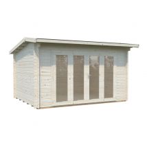 Abri de jardin bois Bois Naturel Ines 11,1m2 PALMAKO