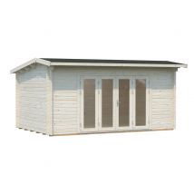 Abri de jardin bois Bois Naturel Ines 13,7m2 PALMAKO