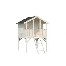 Maisonnette pour enfant Bois Naturel Toby 2,1m2 PALMAKO