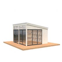 Abri de jardin Veranda Bois Naturel Nova 13m2 PALMAKO
