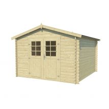 Abri de jardin bois AURELY 28 mm - 8,20 m²