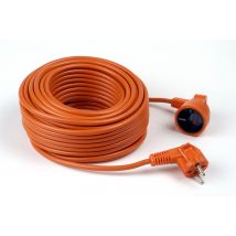 Rallonge électrique de jardin IP20 25m orange