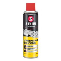 Lubrifiant au silicone en aérosol 250ml 3-EN-UN