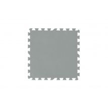 Tapis de sol puzzle gris