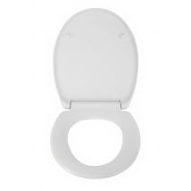 Abattant de WC blanc frein de chute
