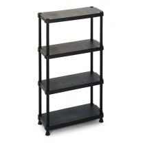 Etagère 4 tablettes 135 x 75 x 30 cm TERRY