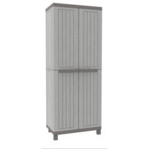 Armoire PVC C-WOOD à 2 portes avec 3 tablettes TERRY