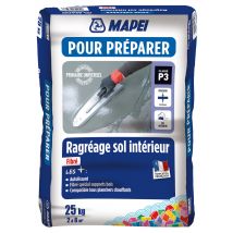 Ragréage sol intérieur fibré P3 25 kg MAPEI