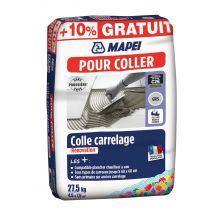 Colle rénovation sans poussière gris 25 kg + 10 % MAPEI