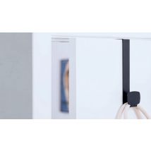 Porte-manteau de porte noir REI