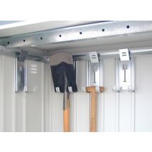 Supports d'outils par 4 pour abris de jardin BIOHORT