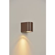 Applique extérieure WILLIAM aluminium rouille GU10 35W - COREP