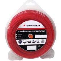 Fil nylon rond 2,4 mm 15 m TECHNI-POWER