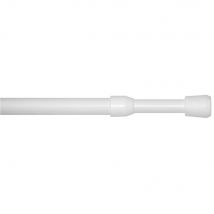 Tringle de vitrage autobloquante en métal de 0.6 à 1 m diam 8 mm Finition Blanc - MOBOIS