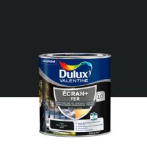 Peinture Ecran+ Fer Mat Noir Mat 0,5 L - DULUX VALENTINE