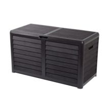 Coffre de jardin gris Baya 420 litres en polypropylène EDA
