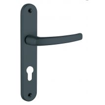 Poignées de porte SULTANE gris anthracite à cylindre THIRARD