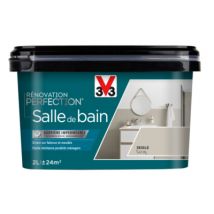 Peinture de rénovation pour salle de bains seigle finition satinée 2 l V33