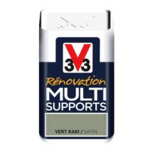 Peinture de rénovation multisupports finition satinée vert kaki 75 ml V33