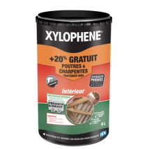 Traitement du bois Triple Action Poutres et Charpentes sans odeur 5 l + 20 % gratuit - XYLOPHENE