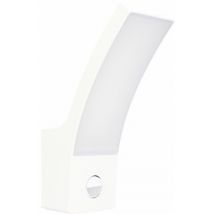 Applique extérieure avec détecteur CURVE blanc IP44 3000K 1000 lumens - ARLUX