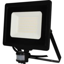 Projecteur LED extérieur détecteur de mouvements 50W blanc neutre IP44 4250 lumens noir - KALI ARLUX