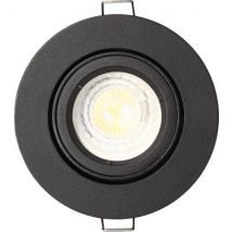 Spot encastrable orientable BBC GU10 380 lumens noir - ARLUX