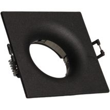 Spot encastrable Cobalt anti-éblouissement carré noir GU10 35 W ARLUX