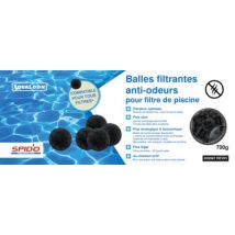 Balles filtrantes pour filtre de piscine aqualoon à charbon actif 700 gr SPID'O