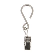 Anneaux avec pince en métal Finition Nickel mat par 10 - MOBOIS