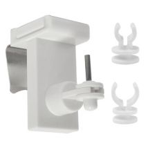 Support à clipser pour tringle de vitrage Finition Blanc par 2 - MOBOIS