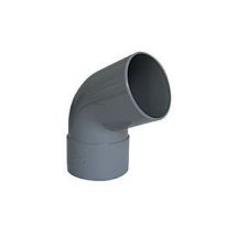 Coude PVC mâle femelle diamètre 125 mm angle 67° INTERPLAST