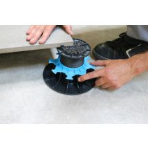 Cale pour plot de terrasse gomme pneu recyclé 3 mm JOUPLAST TMP CONVERT