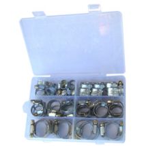 Colliers de serrage à bande inox de diamètre 16 à 32 mm par 50 pièces RAINPLAY