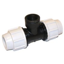 Te femelle plasson diamètre 25mm filetage 3/4
